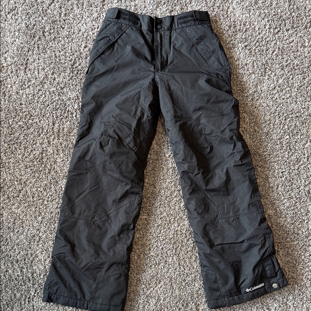 Boys Columbia 14/16 black Snow pants